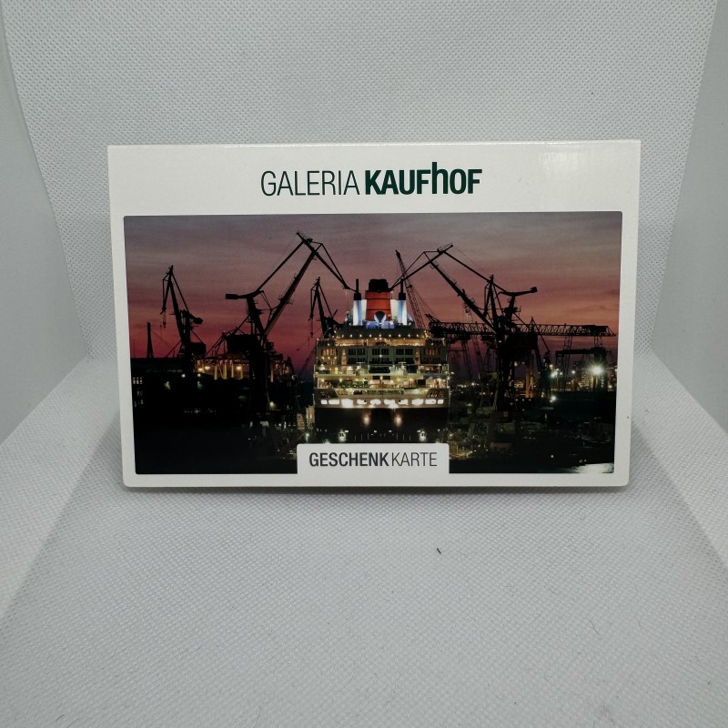 Gift Card Galeria Kaufhof 2016
