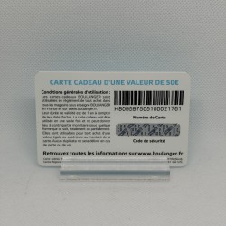 Gift Card Boulanger
