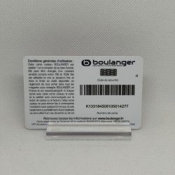 Gift Card Boulanger