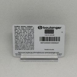Gift Card Boulanger