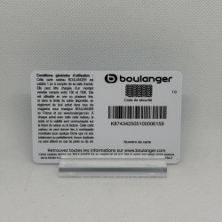 Gift Card Boulanger
